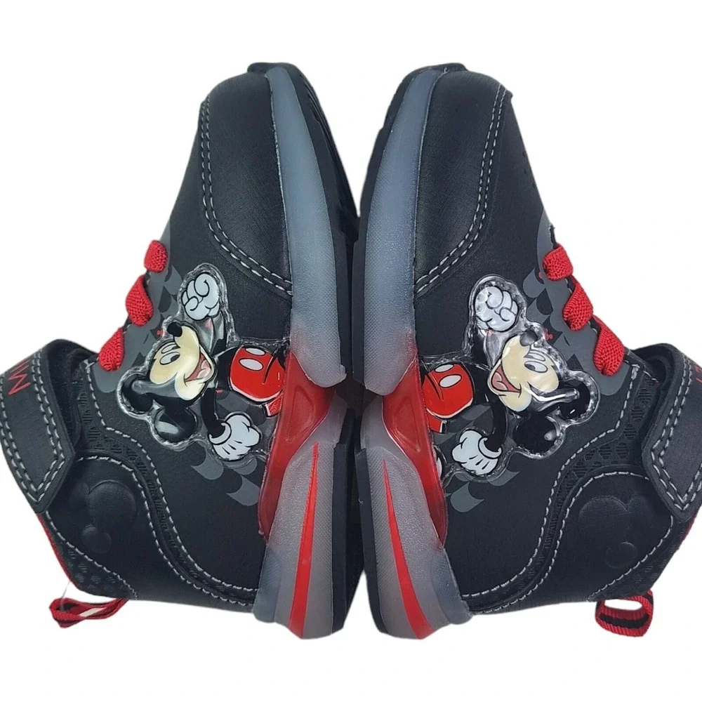 Disney Junior Mickey Mouse Athletic Fun House Boot Shoes Siz 6 (15cm) Color Grey